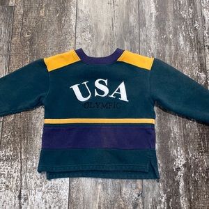 Boys size 4T USA Olympic vintage sweater